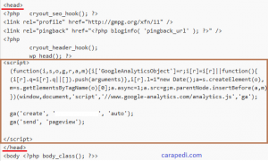 cara memasang kode pelacakan google analytics pada blog wordpress dengan mudah