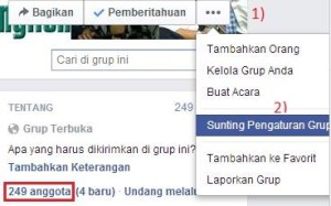cara, rubah, nama, grup, fb, facebook
