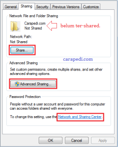 cara, share, wifi, lan, file, folder
