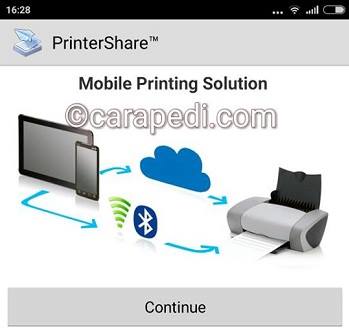 cara print langsung dari hp android